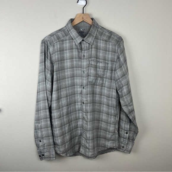 Kuhl Woven Plaid Long Sleeve Shirt - Picture 2 of 8